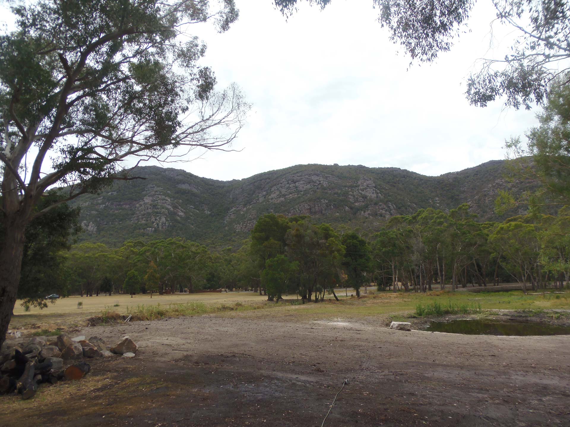 Mountain views at Halls Gap Valley Lodges. 