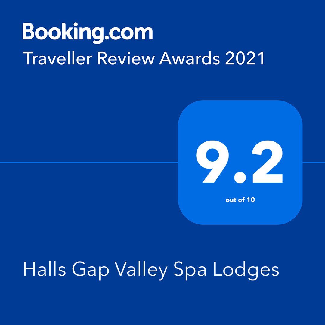 Halls Gap Valley Lodges  Booking.com Traveller Review award