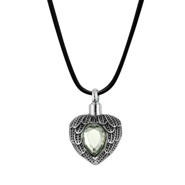 Angel's Heart (peridot) | Fort Collins, CO | Precious Memories Pet Cemetery and Crematory