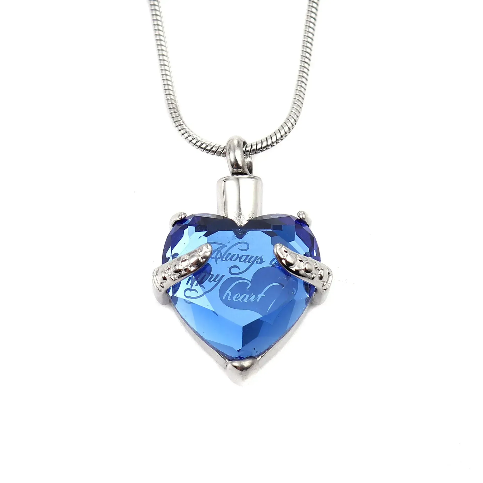 Always in My Heart (blue rhinestone) | Fort Collins, CO | Precious Memories Pet Cemetery and Crematory
