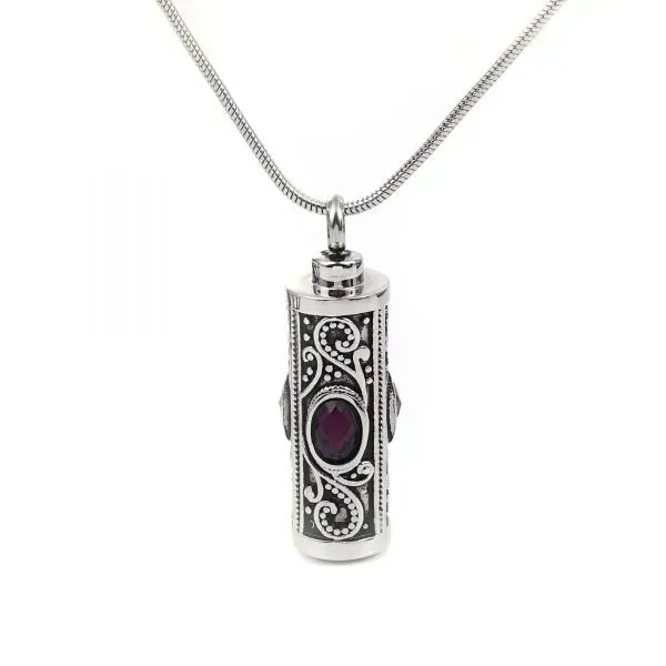 Rhinestone Cylinder (purple) | Fort Collins, CO | Precious Memories Pet Cemetery and Crematory