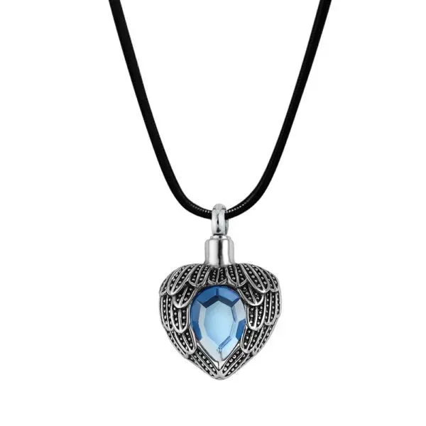 Angel's Heart (aqua) | Fort Collins, CO | Precious Memories Pet Cemetery and Crematory