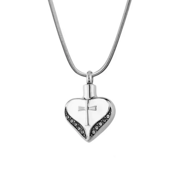 Cross on Heart | Fort Collins, CO | Precious Memories Pet Cemetery and Crematory