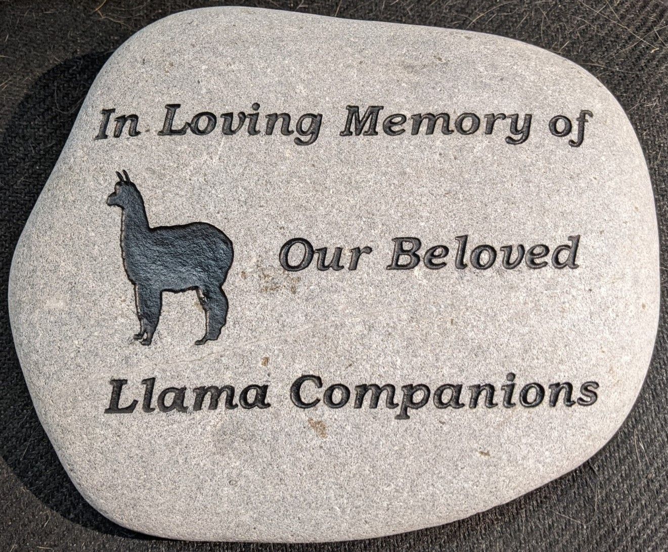 River Rock Llama | Fort Collins, CO | Precious Memories Pet Cemetery and Crematory