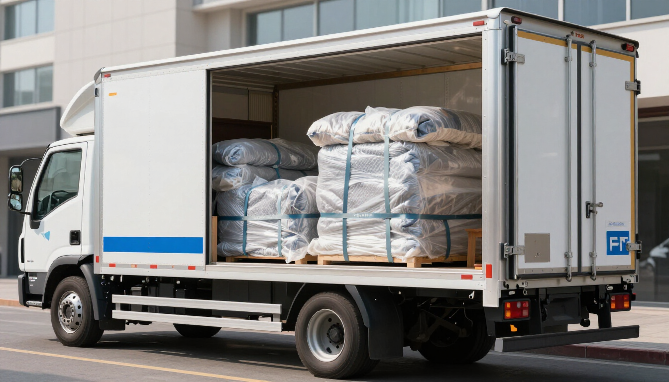 Muebles asegurados y transporte profesional de mudanza