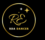 Sparkling Logo of Revolution Dance Academy's RDA Dancer (RE)