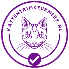 Kattentrimsalon Praktijk voor KattenWelzijn is gecertificeerd door het kattentrimkeurmerk.