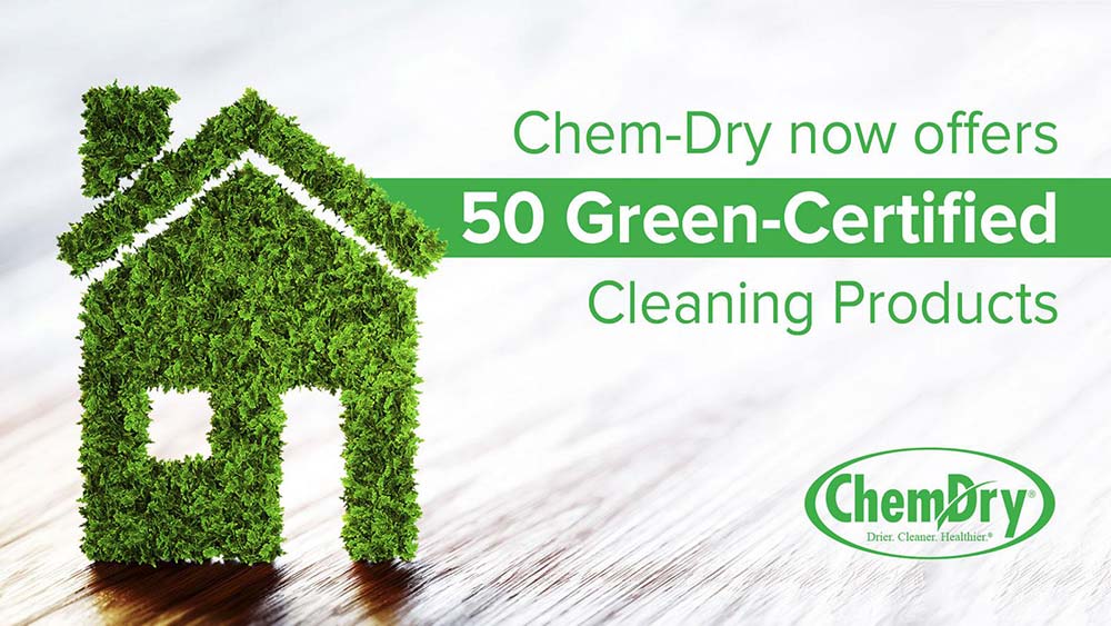 Chem-Dry offers Green-Certified cleaning products