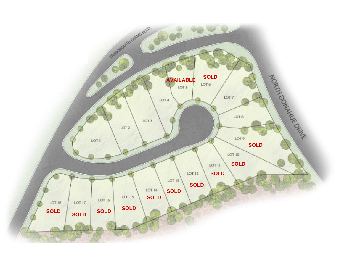 Clubview Mater Plan with Sold and Available Lots