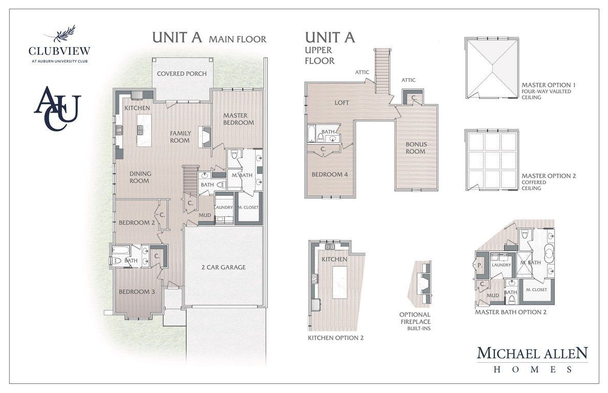 A floor plan of a house with the word au on it