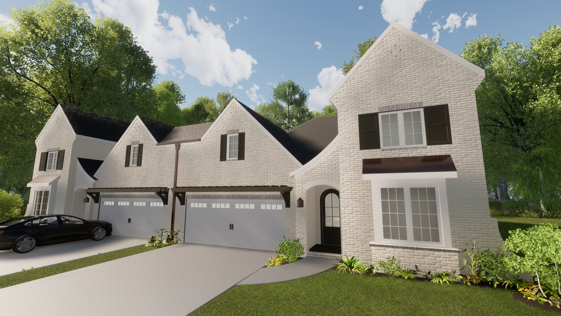 Rendering C for New Twin Homes in Clubview