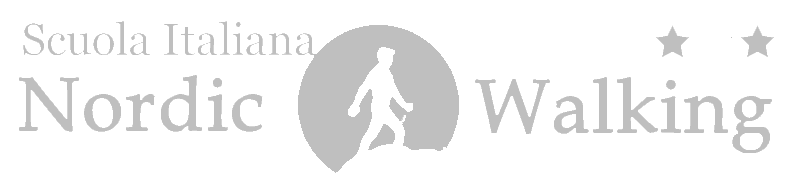 A logo for nordic walking scuola italiana