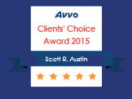 Avvo clients choice award 2015 scott r. austin