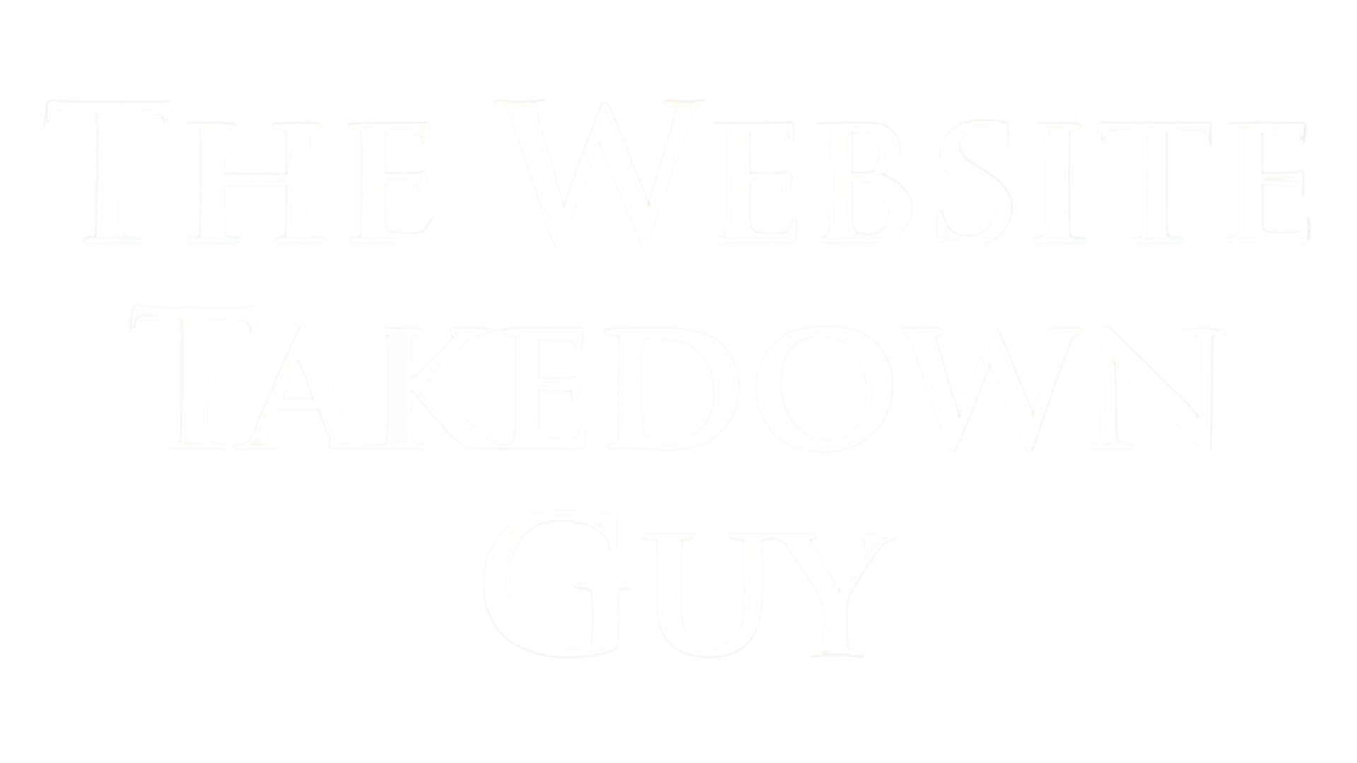The Website Takedown Guy logo