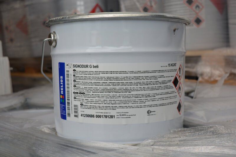 Markēšanas materiāli ceļu rmontdarbiem