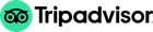 TripAdvisor-logo, jossa on tyylitelty vihreä pöllökuvake mustan tekstin