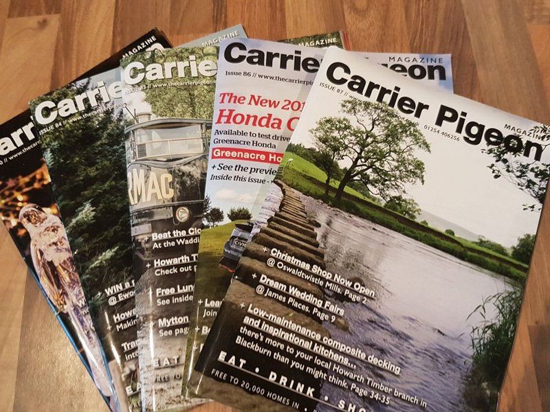 Advertising magazines