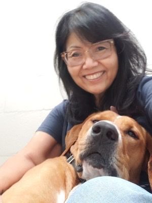 Jin Shin Jyutsu helps a sweet doggy feel more relaxed and happy.