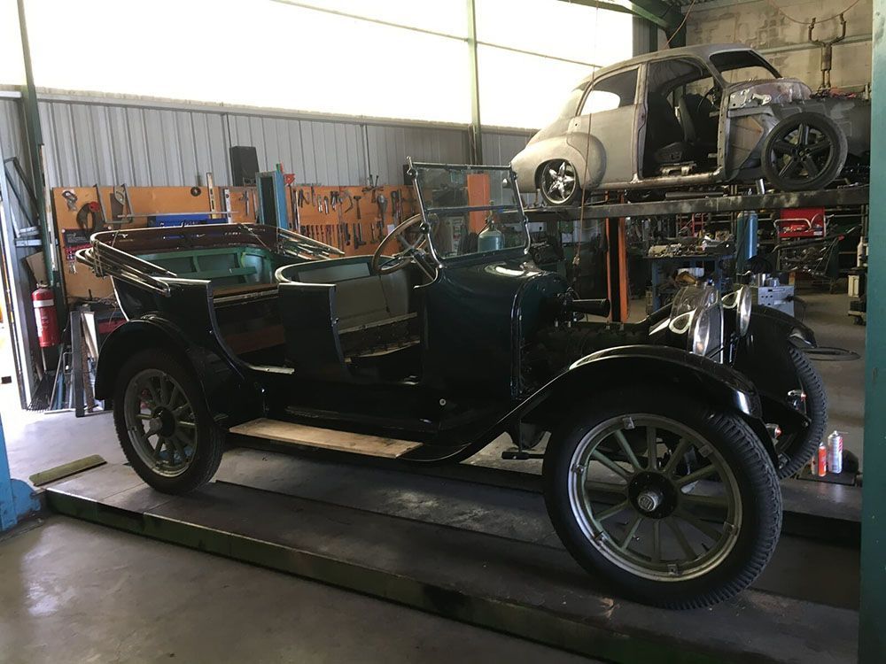 Vintage car — Wodonga Exhaust Centre in Wodonga, VIC