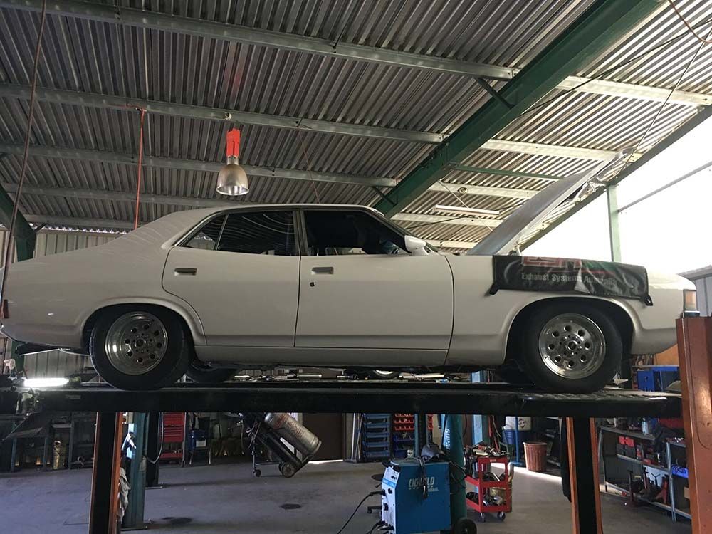 White Street Machine — Wodonga Exhaust Centre in Wodonga, VIC