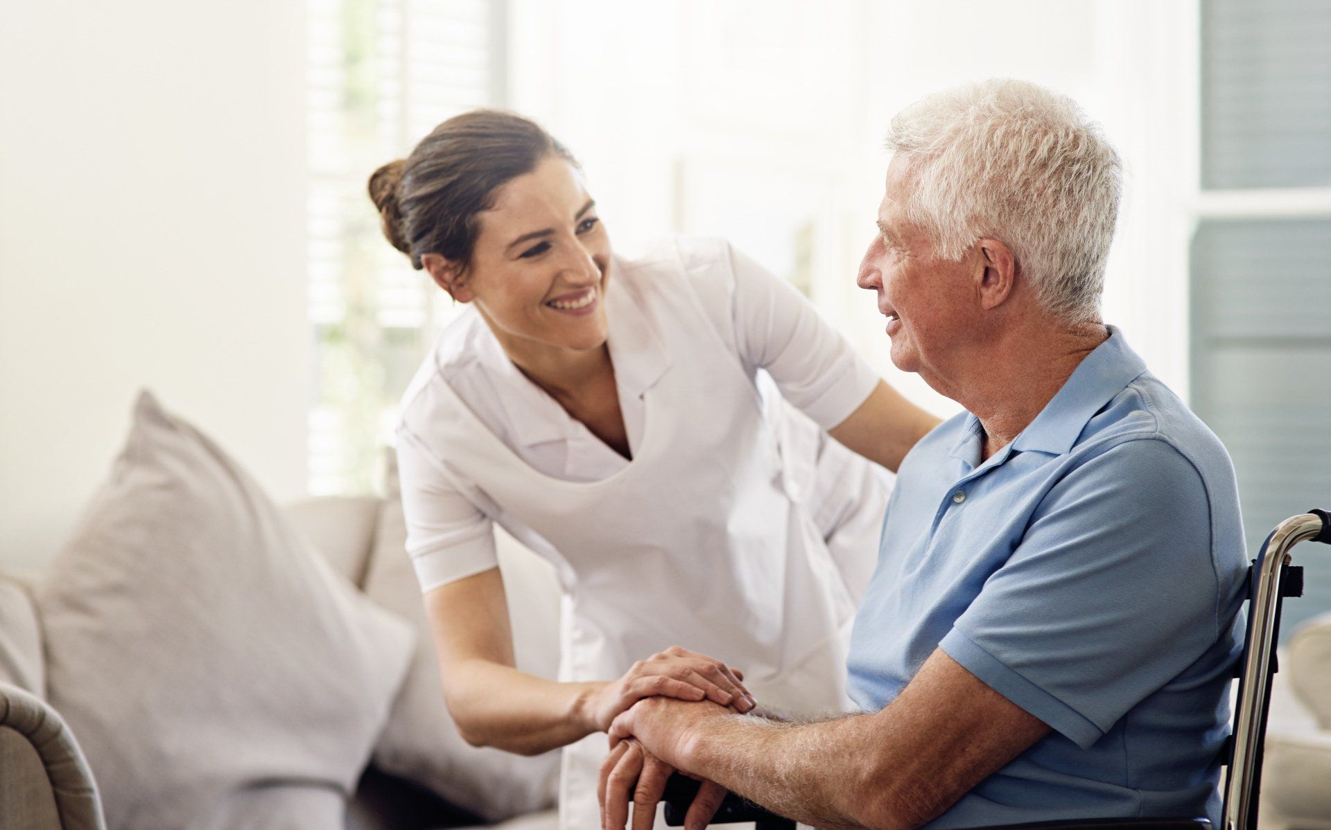 Caregiver Providing Assistance — Glenview, IL — Partners In Healthcare