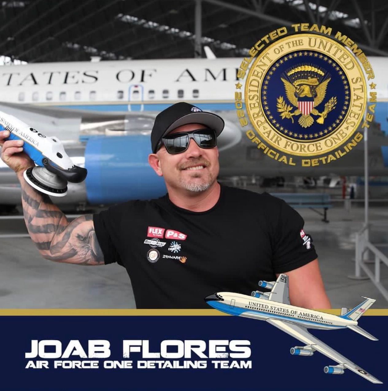 Joab Flores of Air Force One Team