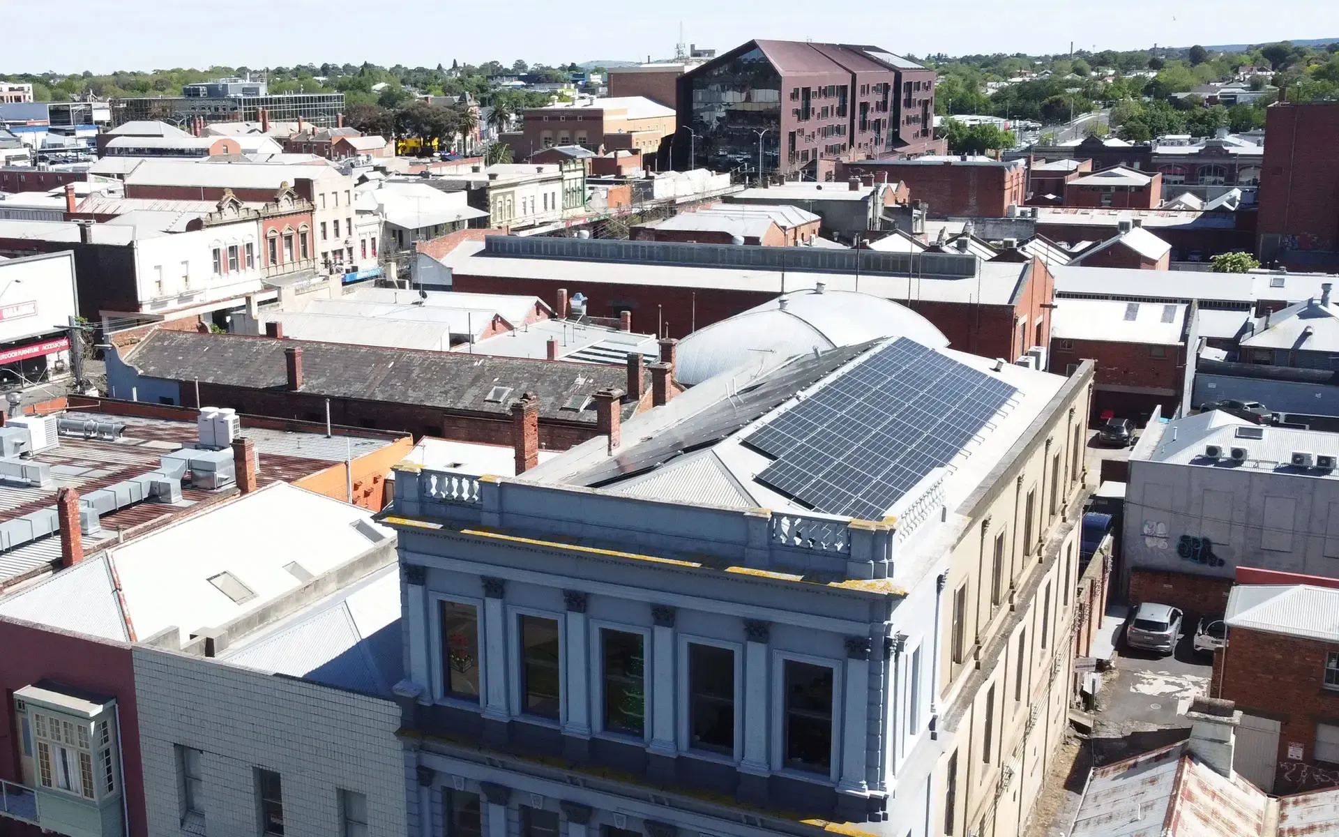 commercial Solar Panel Installation for Colliers Real Estate Ballarat completed by Ballarat Solar Group