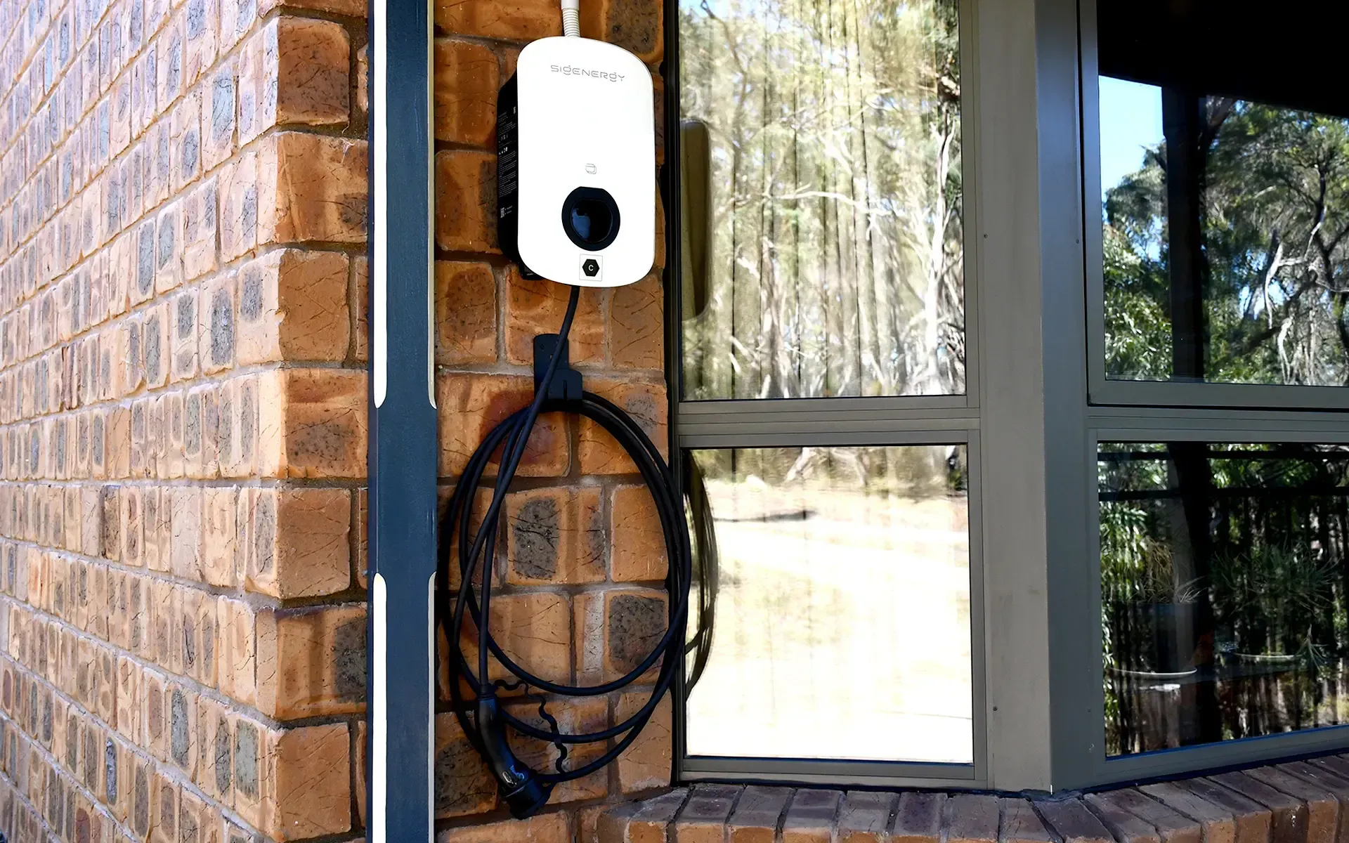 Home EV Charger installed with battery storage