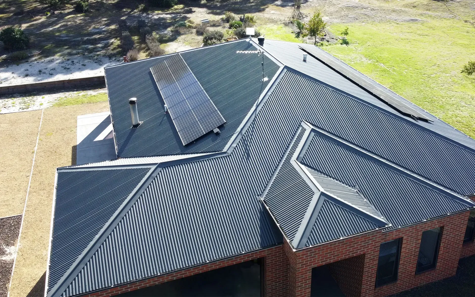 Enphase solar system with Tindo panels, IQ8 microinverters, 20kWh battery system and controller unit in Dereel Victoria
