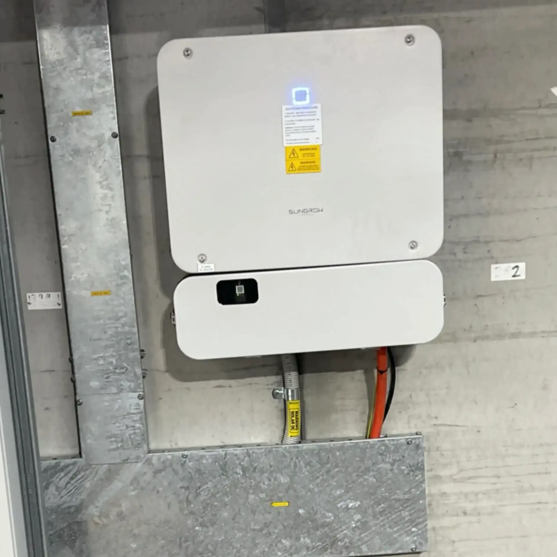 Large industrial solar PV installation in Ballarat