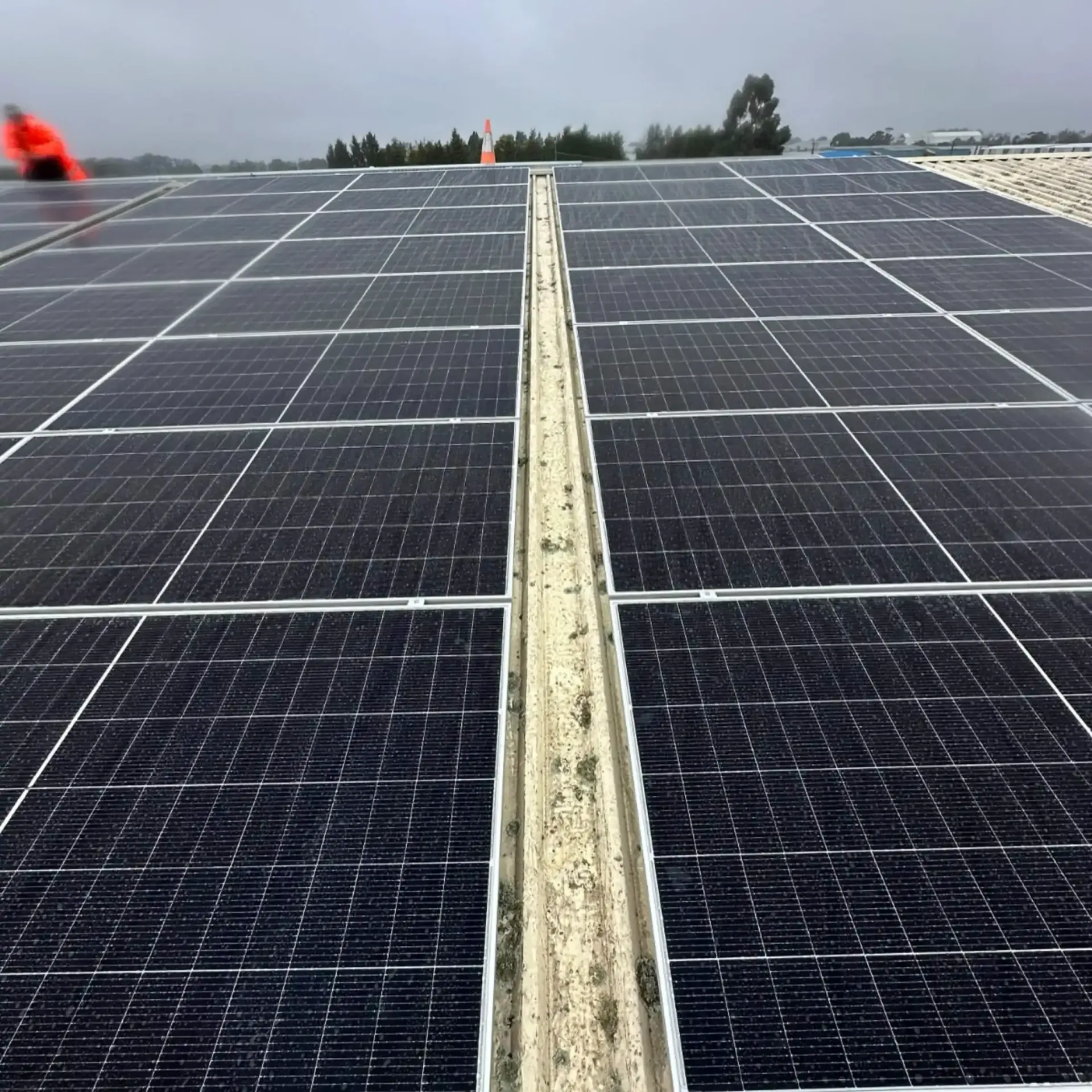 Large industrial solar PV installation in Ballarat