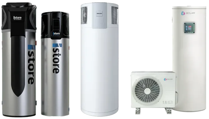 A heat pump water heater unit ready to install in Ballarat