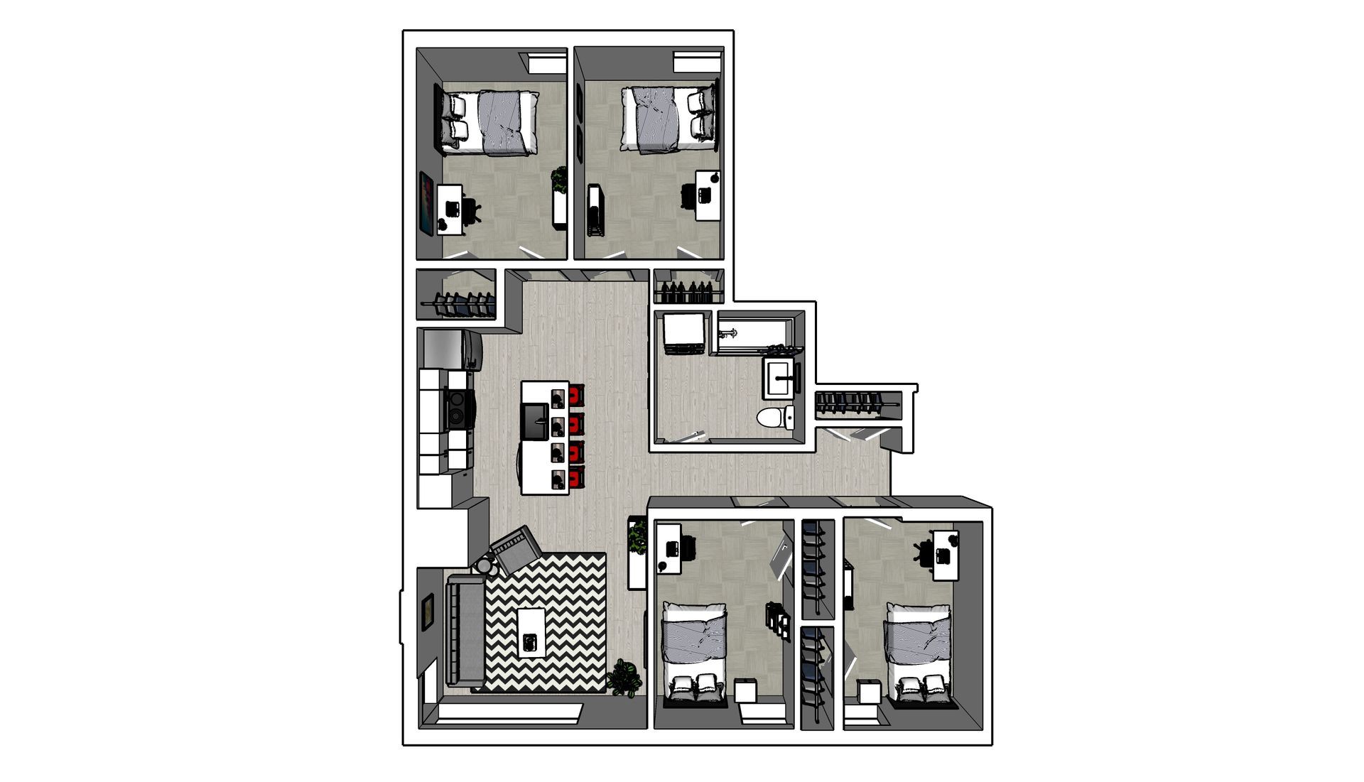 4 bedroom