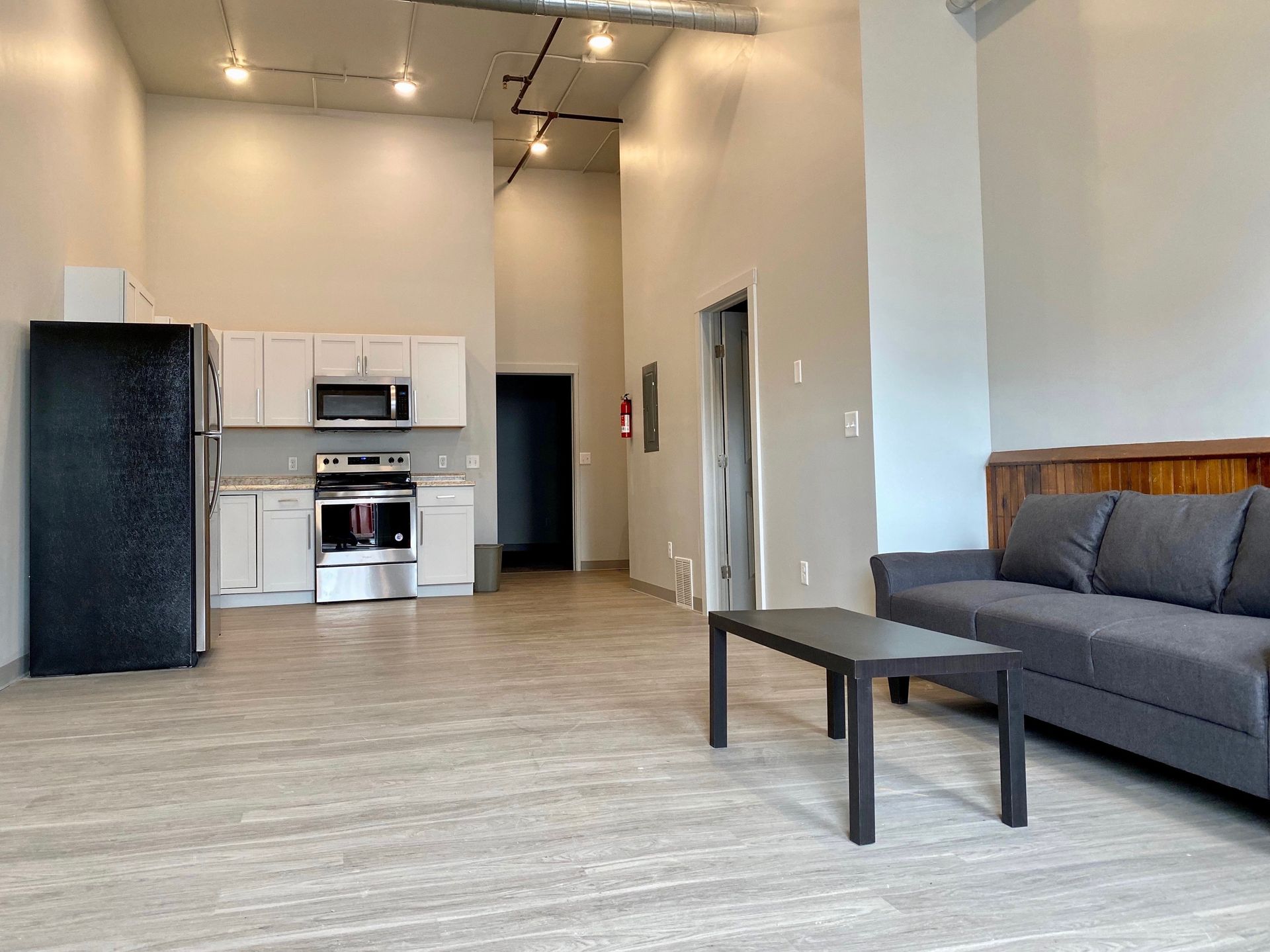 spacious living room