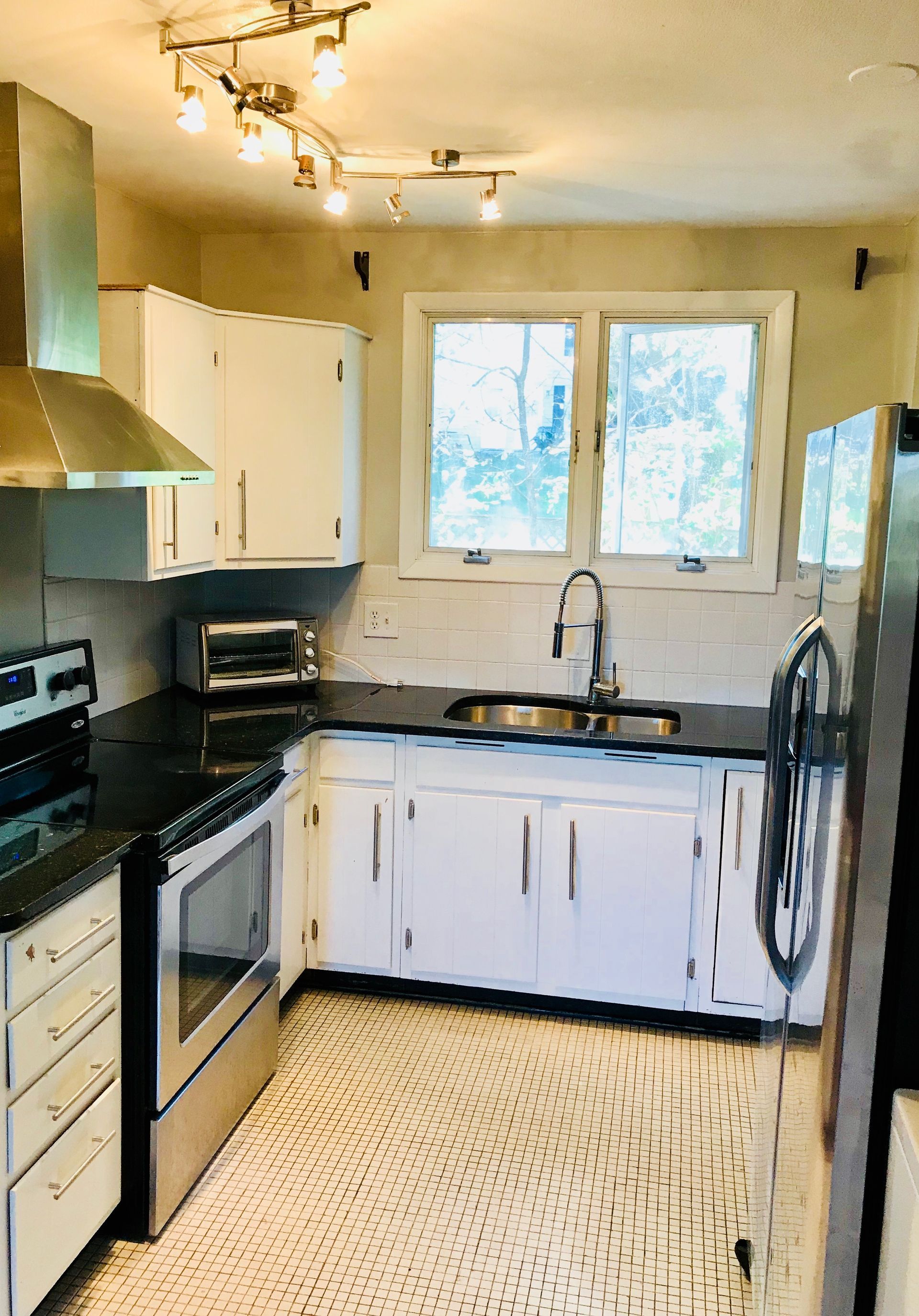 bright kitchen lighting