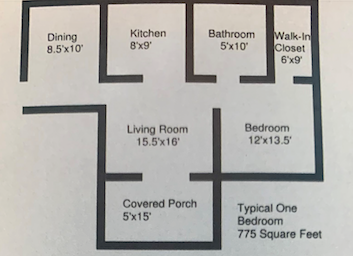 one bedroom