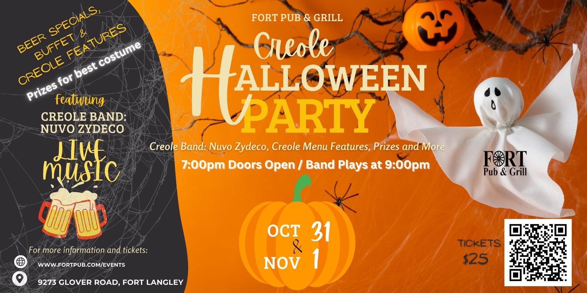 Cursed cabaret live music at the fort pub 7 pm every friday
