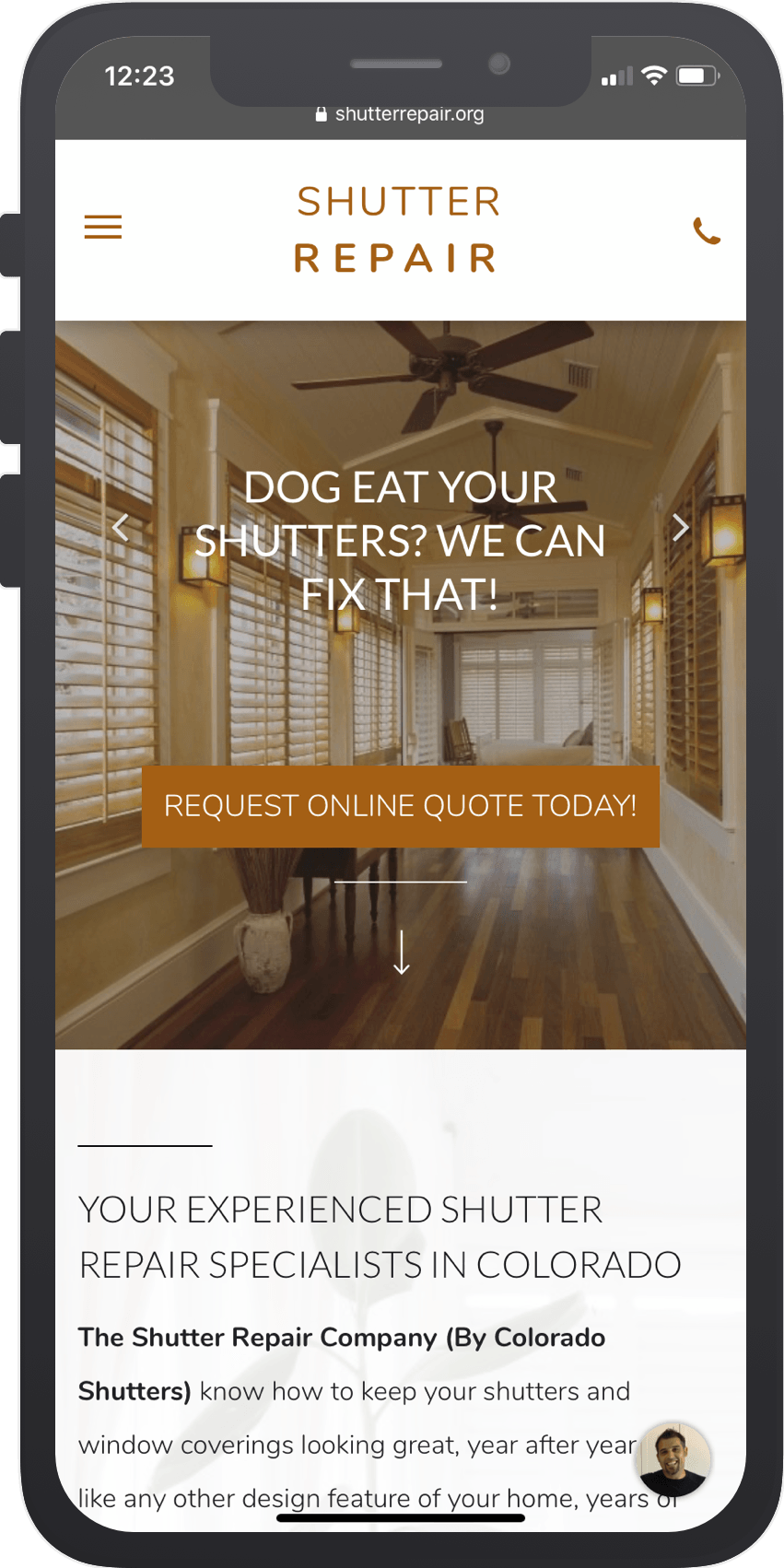 Shutter Repair