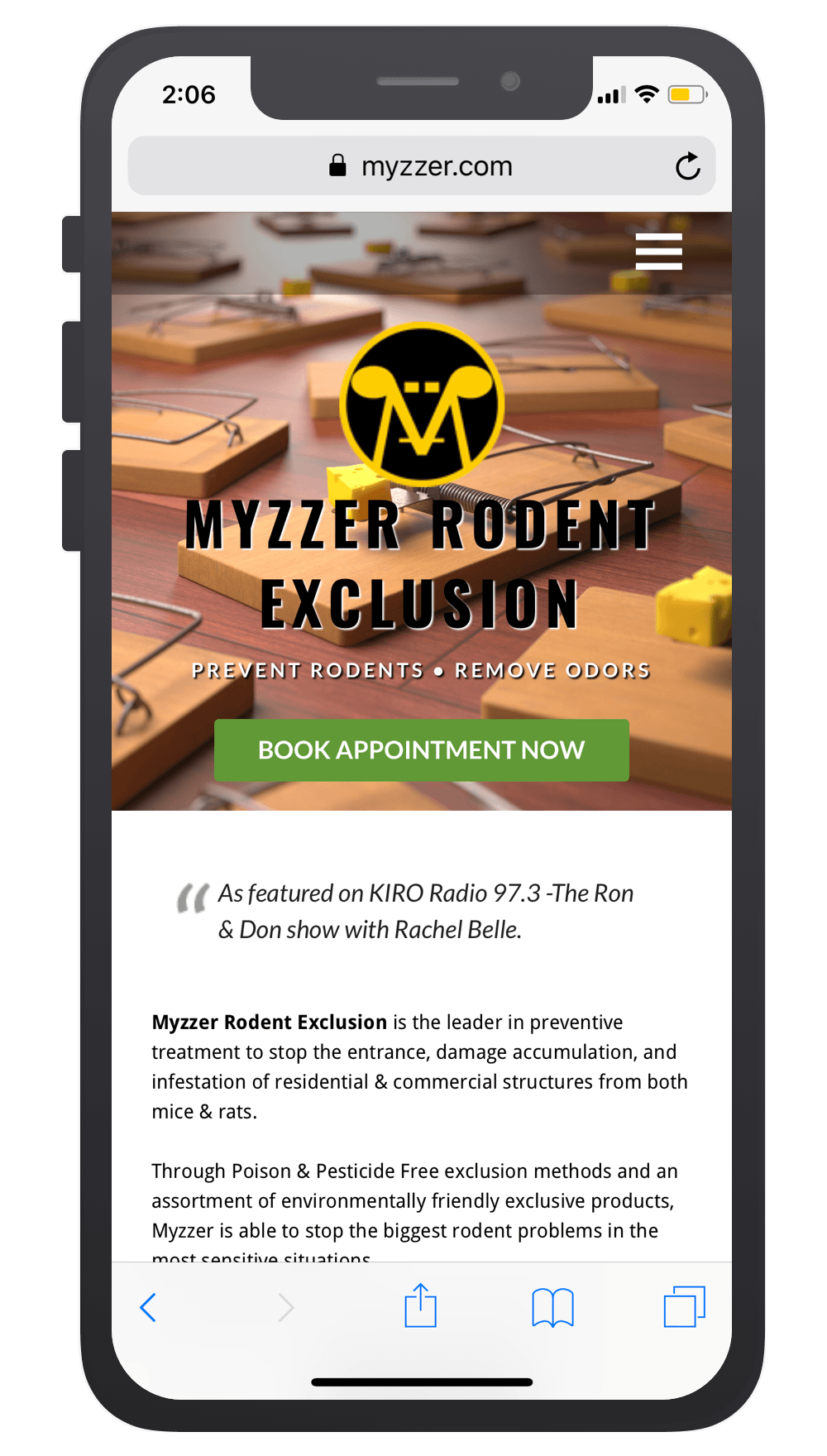 Myzzer Rodent Exclusion