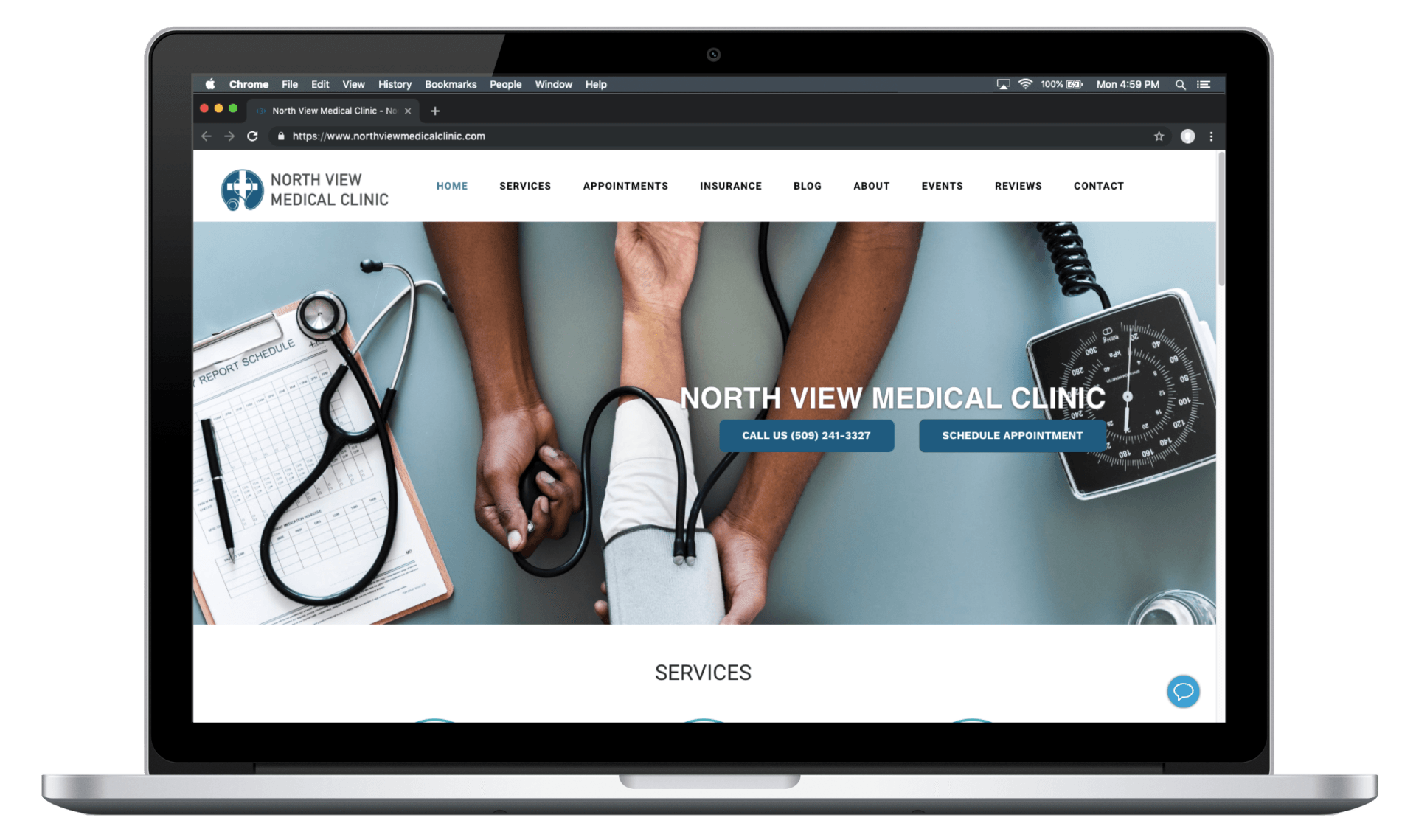 North View Medical Clinic Desktop