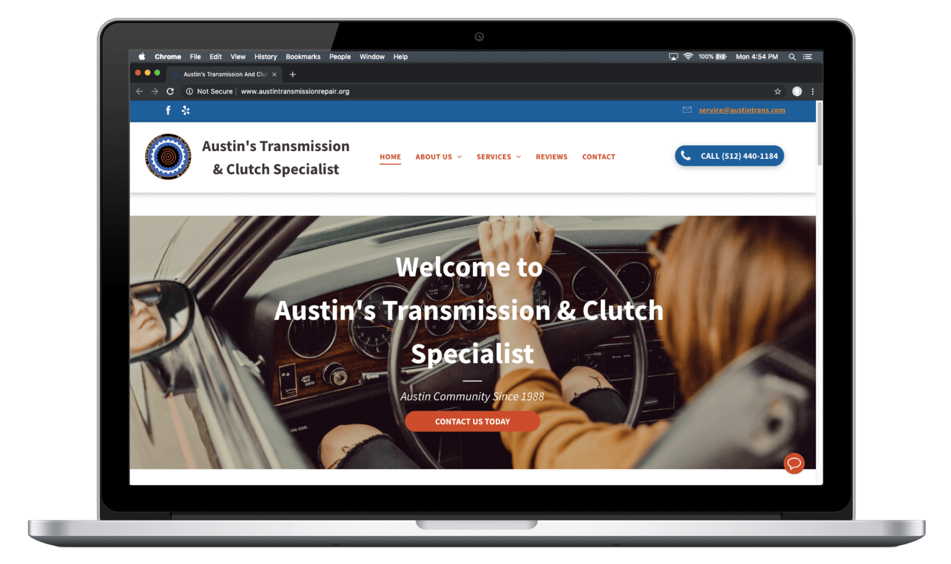 Austin's Transmission and Clutch Specialist Desktop