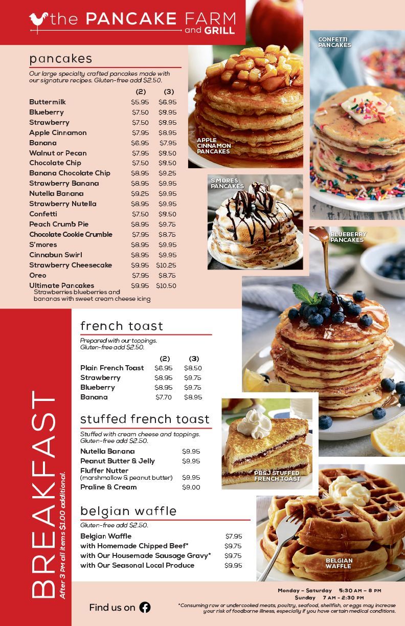 Breakfast Menu - Page 1