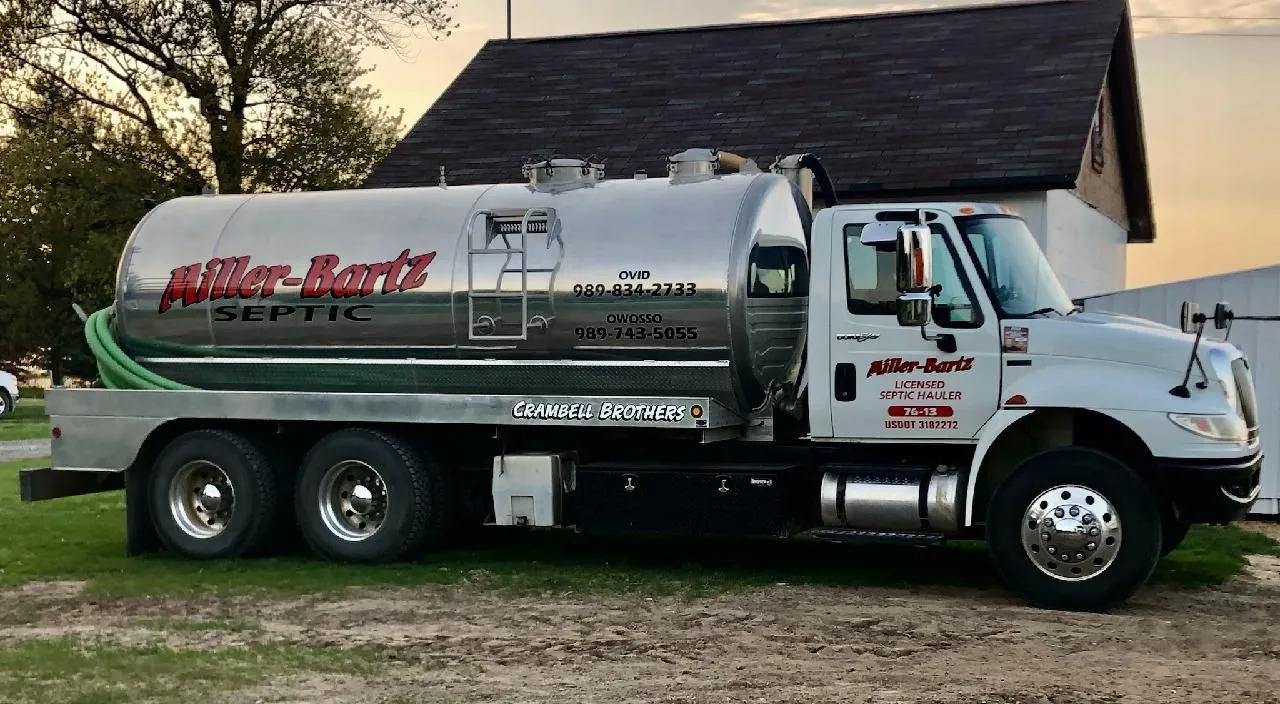 Septic tank lids in ground