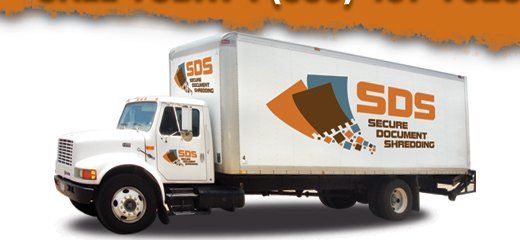 delivery truck for Secure Document Shredding in Edinburg, TX