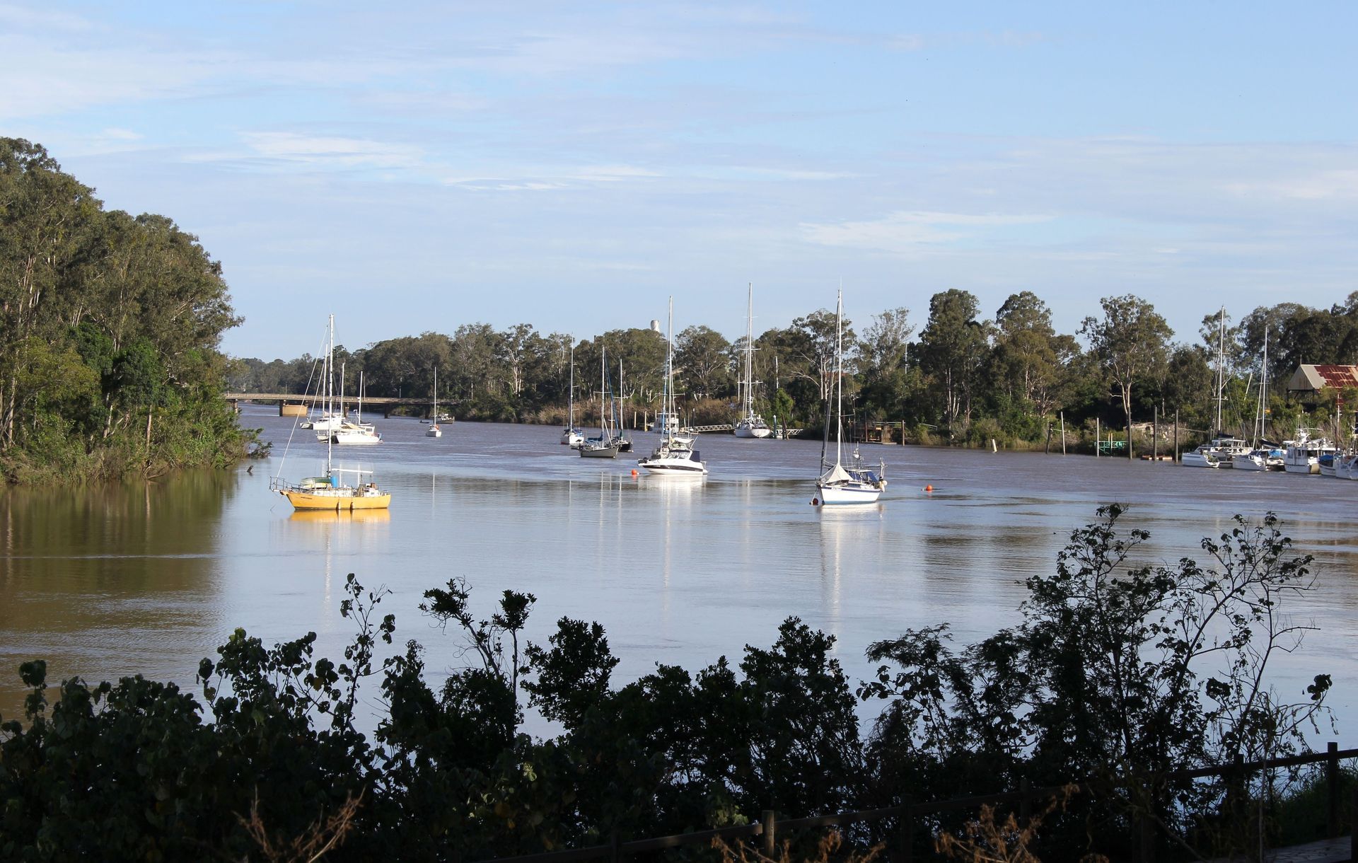 A River with Sailboats — Nuflow Wide Bay in Maryborough, QLD
