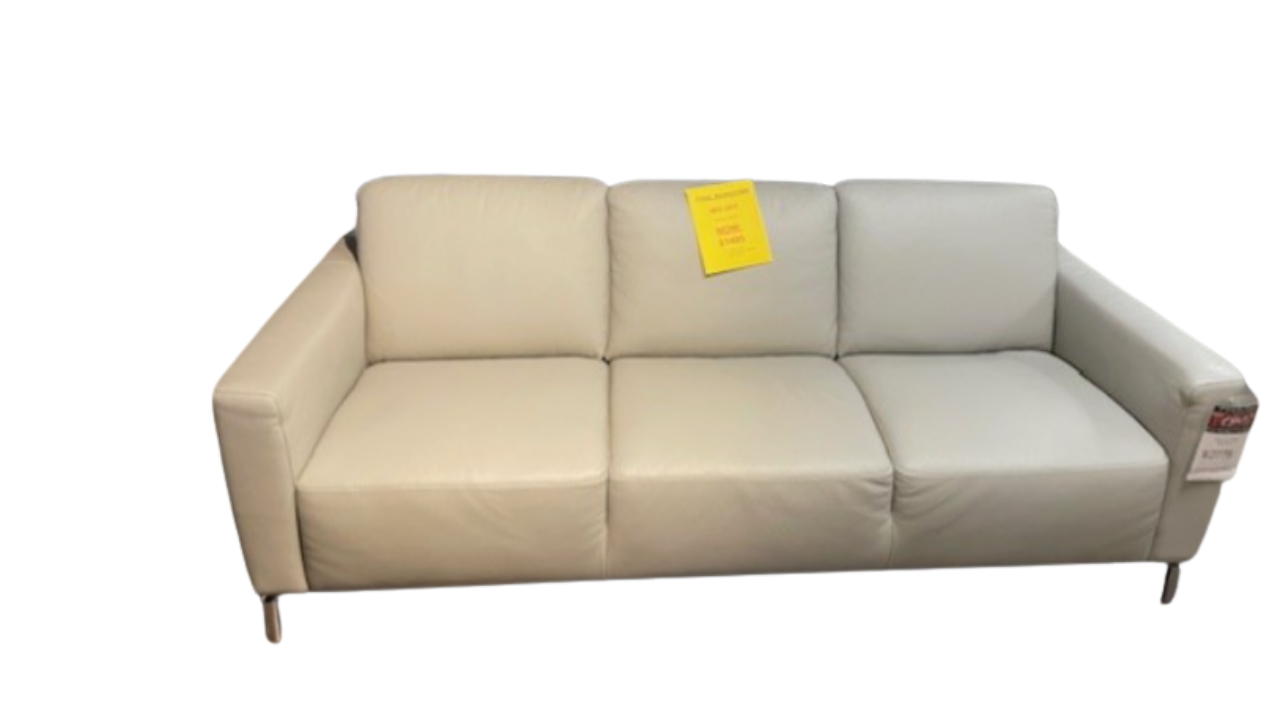 MaxDivani Caleb Sofa – Contemporary Chrome Leg Design