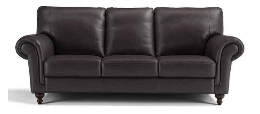 MaxDivani Jeremy Sofa & Loveseat Set – Dark Brown Leather