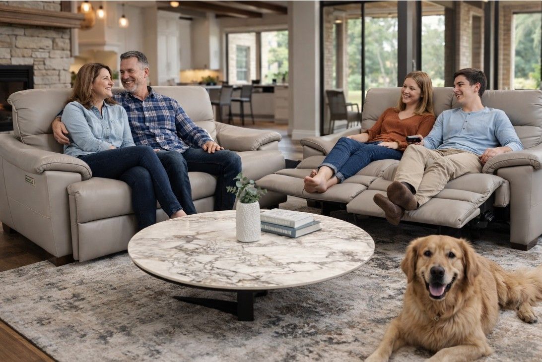 Natuzzi reclining sofa, sectional, loveseat collection | Peerless Furniture and Leather Gallery | Fairview Heights, IL