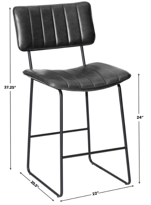 Steve Silver Tribeca  Bar Stool in Black in St Louis
