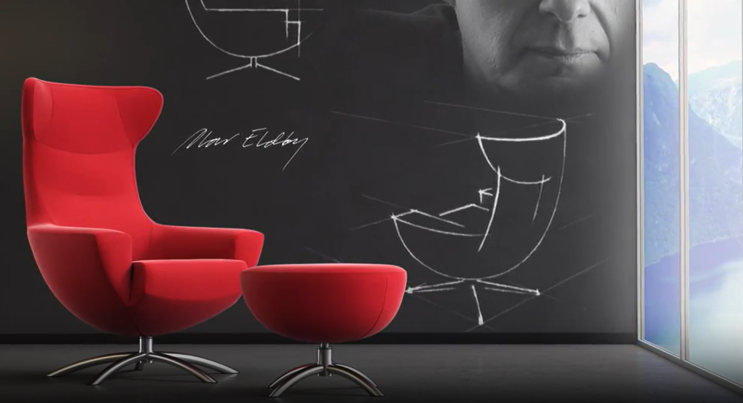 Fjords Bolo leather chair | Peerless Furniture and Leather Gallery